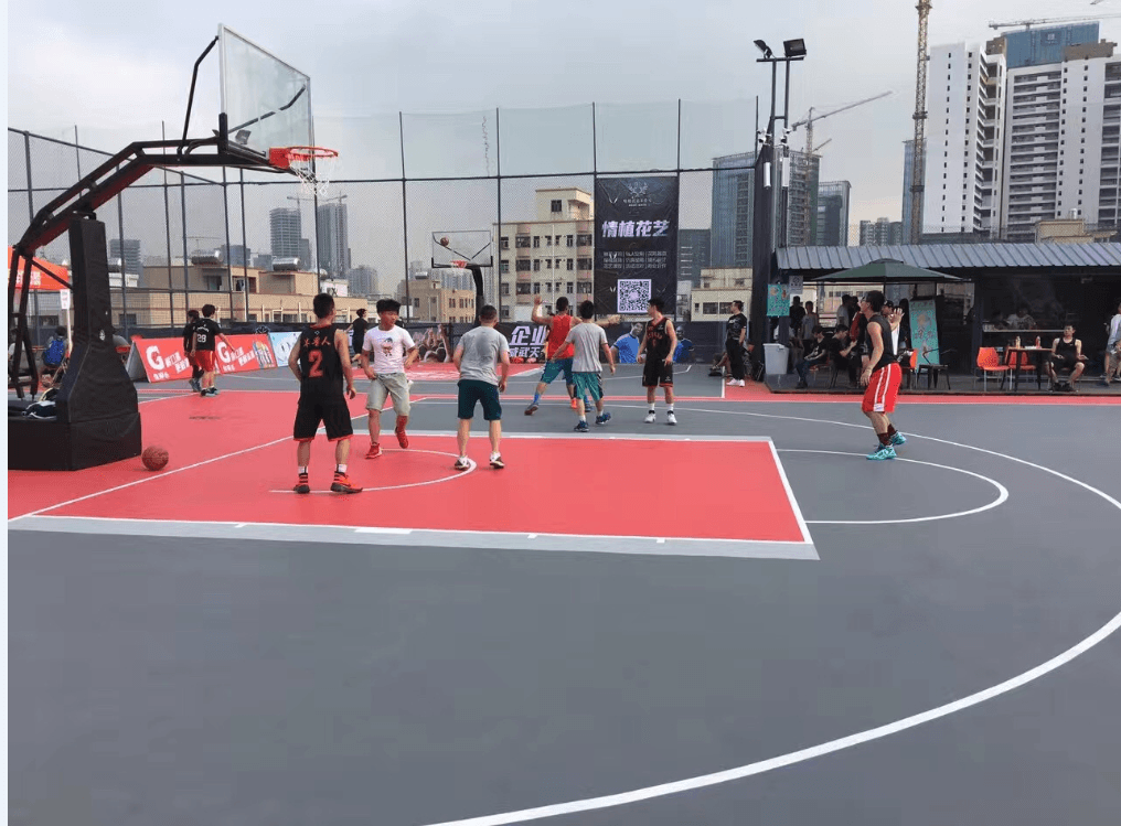 塑膠籃球場造價要多少，2023體育施工廠家給您回答
